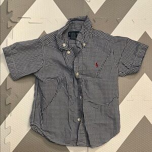 Polo by Ralph Lauren Black and White Button Down Shirt